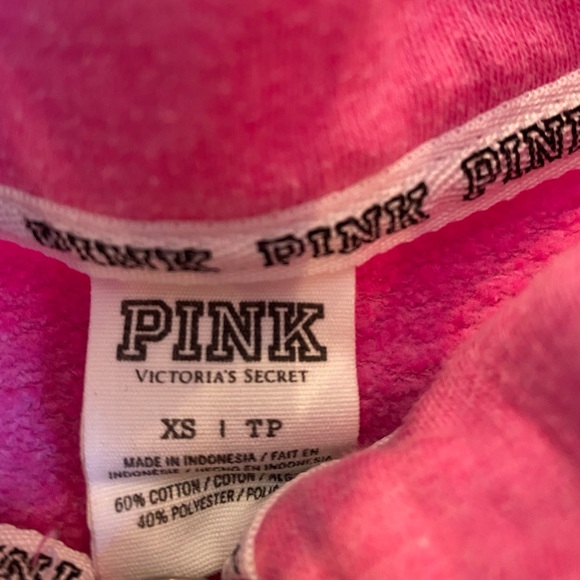 PINK by Victoria’s Secret Light Pink Quarter Zip - Picture 2 of 4